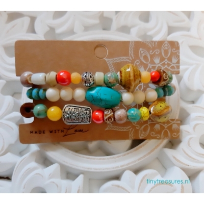 ibiza armband keramiek kralen ibiza armband keramiek kralen